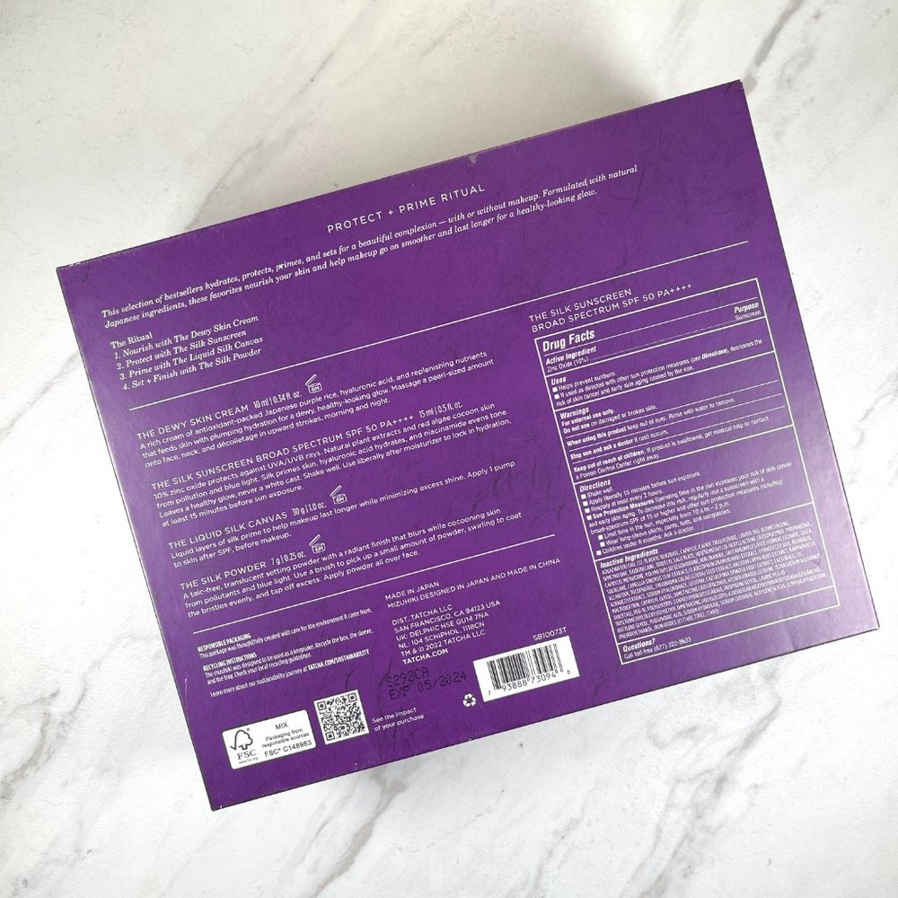 Tatcha Protect & Prime Ritual Set NEW - Picture 2 of 9